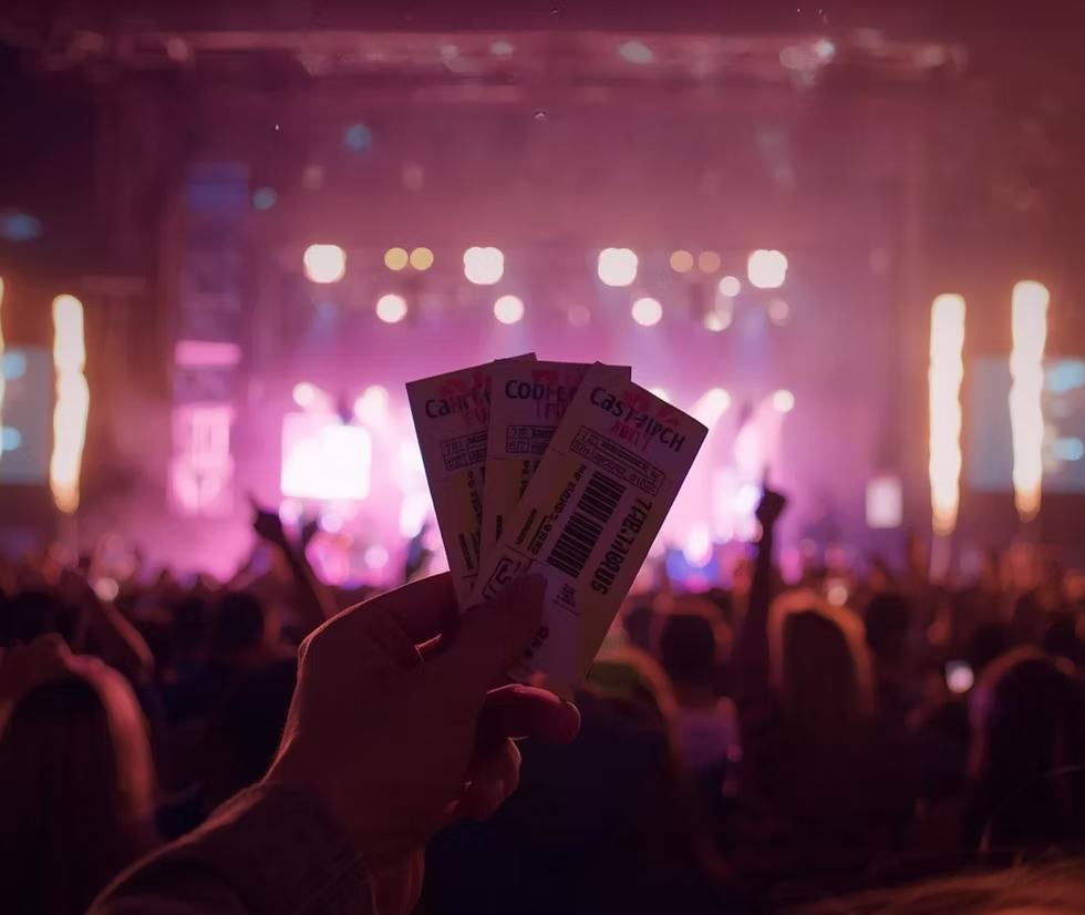 Phone screen showing a viagogo ticket transfer confirmation